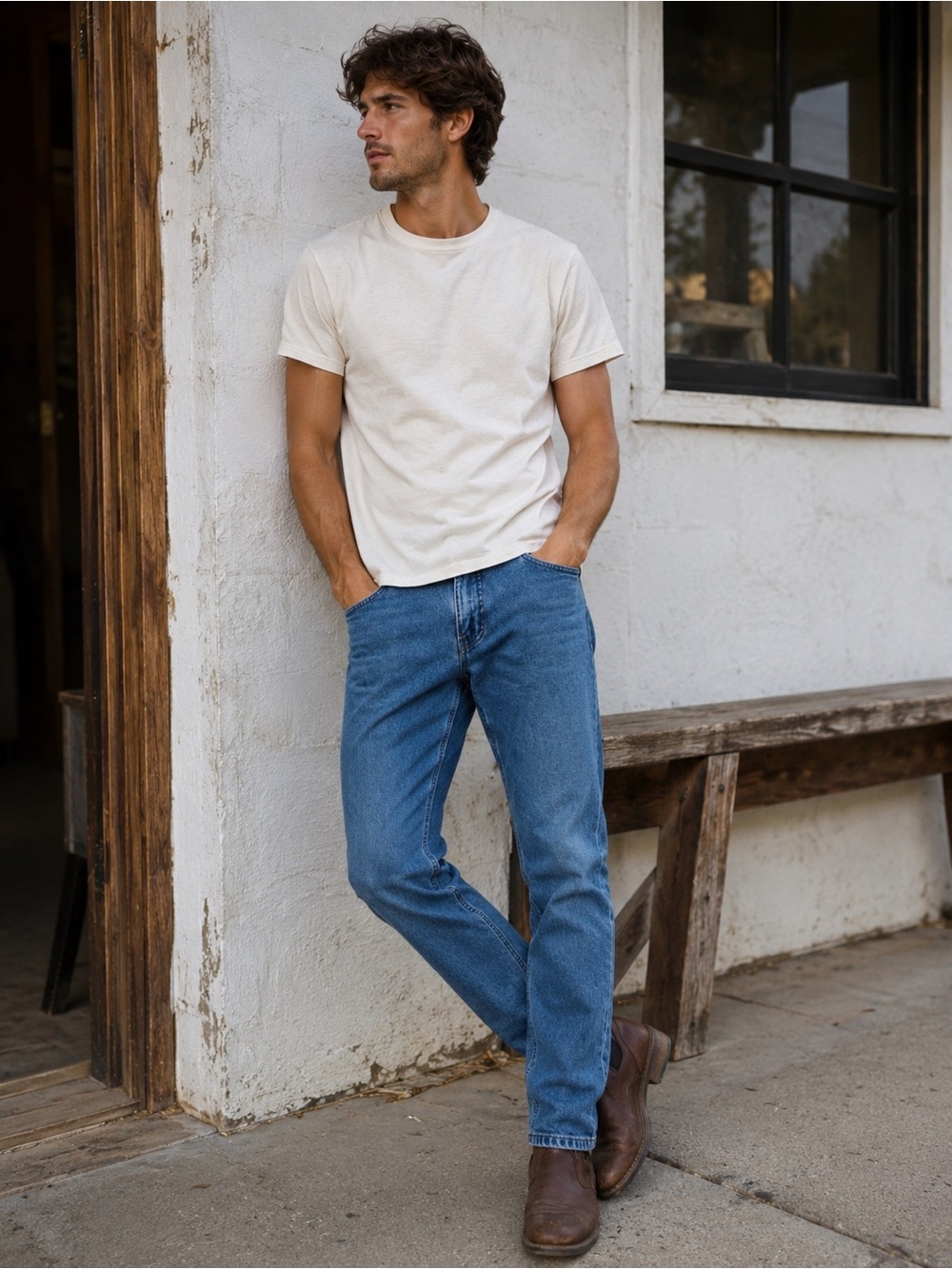Mountain Khaki Miter Denim Classic Blue Men’s Jeans